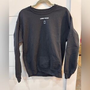 Lonely Ghost Black Crewneck Sweatshirt
Size Medium